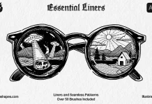 Adobe Illustrator Essential Liner Brushes