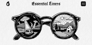 Adobe Illustrator Essential Liner Brushes