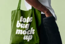 This High-Res Photoshop Tote Bag Mockup Makes Your Merch Designs Look Print-Ready Instantly High-res Photoshop Tote Bag Mockup by mego-studio.