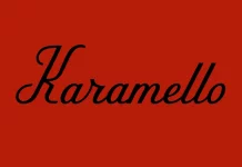 Karamello Typeface by SAMPLE Karamello typeface by SAMPLE