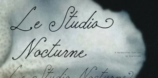 Le Studio Nocturne Font Set by PeachCreme Le Studio Nocturne, a handwritten font set by PeachCreme.