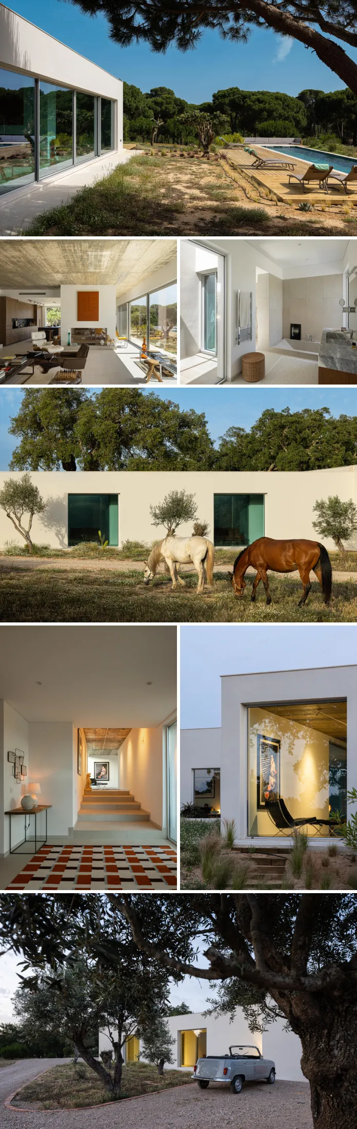 Casa em Melides, a residential project by Sabrab Architecture, photographed by Ivo Tavares.