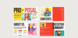 This Business Proposal Presentation Template Makes Clients Say Yes Immediately A Colorful Business Proposal Presentation Template for Adobe InDesign by E-Type.