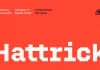 Hattrick font family by W Type Foundry