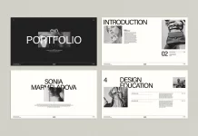 A Portfolio Presentation Template for Adobe InDesign by E-Type