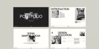 This Portfolio Presentation Template for Adobe InDesign Actually Works Under Real Conditions A Portfolio Presentation Template for Adobe InDesign by E-Type