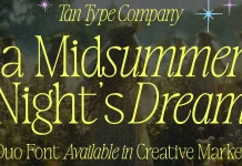 TAN Midsummer font duo by TanType