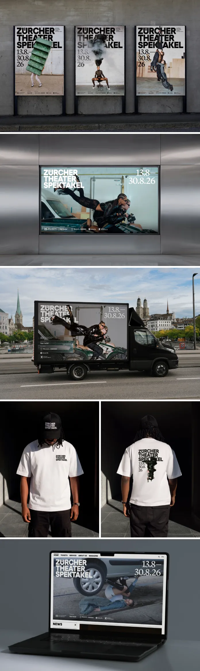 Zürcher Theater Spektakel: Campaign with Maxime Ballesteros and Vimala Pons