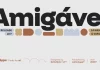 Amigavel font family by Latinotype