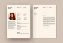This Resume and Cover Letter Layout for InDesign Passes the Five-Second Recruiter Test Download a fully customizable resume and cover letter layout in A4 and US Letter size as an Adobe InDesign template created by Adobe Stock contributor Orangeberry.