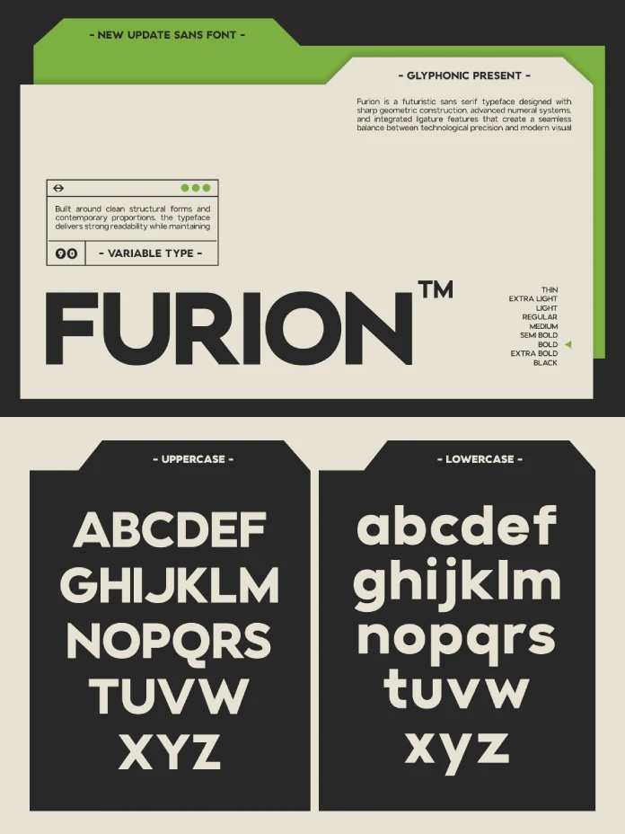 GC Furion Font Family by Glyphonic