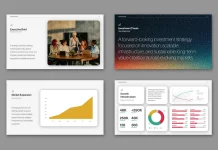 Is This Investment Pitch Deck InDesign Template Actually Worth Your Time? An investment pitch deck InDesign template with clean infographics for interactive PDF presentations, designed by Tom Sarraipo.