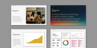 Is This Investment Pitch Deck InDesign Template Actually Worth Your Time? An investment pitch deck InDesign template with clean infographics for interactive PDF presentations, designed by Tom Sarraipo.