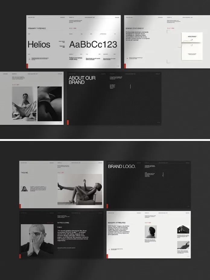 KOVE Brand Guidelines Template for Canva, Adobe InDesign, and Photoshop