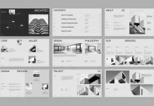A Minimalist InDesign Portfolio Template for Architecture and Design Studios A minimalist architecture portfolio presentation template with project showcase for Adobe InDesign created by Designcy Studio.