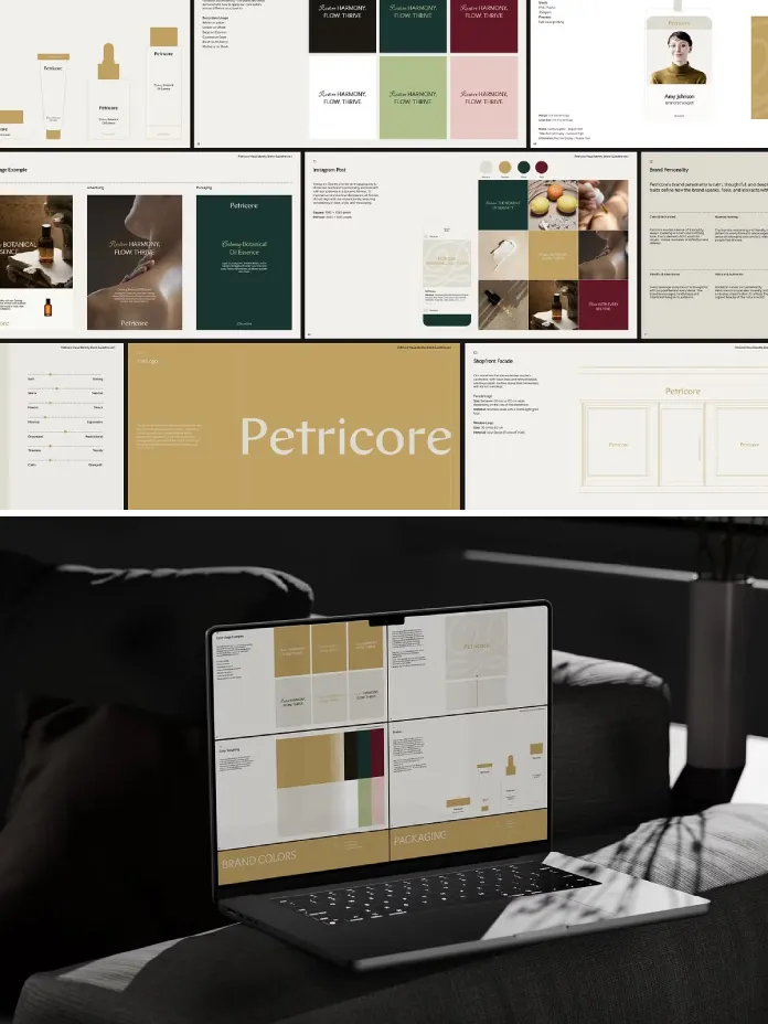 Petricore Brand Guidelines Template by Lab.131