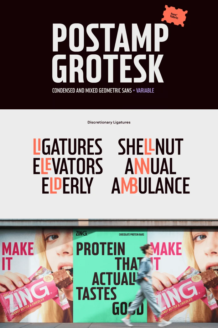 Postamp Grotesk Font Family by Fontfabric.