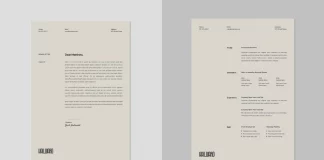 Does the Hailward Resume Adobe InDesign Template Actually Save You Time? We Tested It to Find Out A simple resume Adobe InDesign template with CV and cover letter design by GraphyPix.