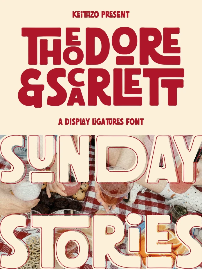 Theodore and Scarlett Font by Keithzo