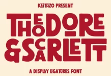 Theodore and Scarlett Font by Keithzo Theodore and Scarlett Font by Keithzo
