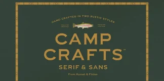 Camp Crafts Font Duo by Komet & Flicker Camp Crafts font duo by Komet & Flicker