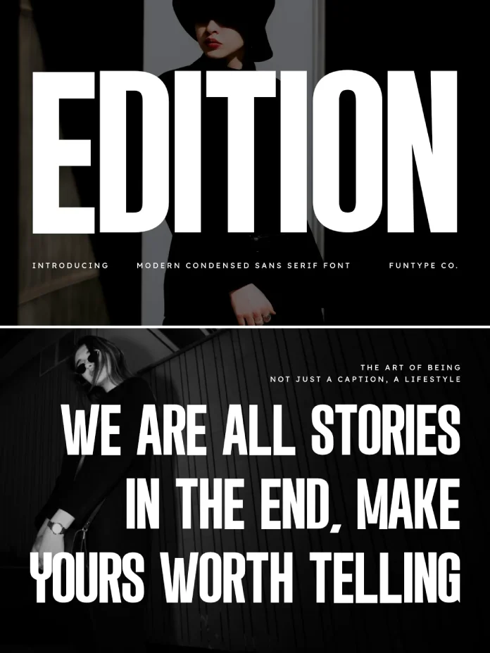 Edition font by Funtype Co.