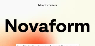 Novaform Font Family by Moritz Kleinsorge of Identity Letters Novaform font family by Moritz Kleinsorge of Identity Letters