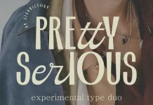 Pretty Serious Font Duo by Struvictory.art