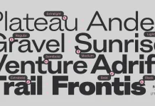 Suspiria font family by Latinotype
