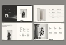 An Adobe InDesign portfolio presentation template by RedGiant.