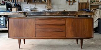 Amazon Supplies for Upcycling Mid-Century Modern Thrift-Store Furniture