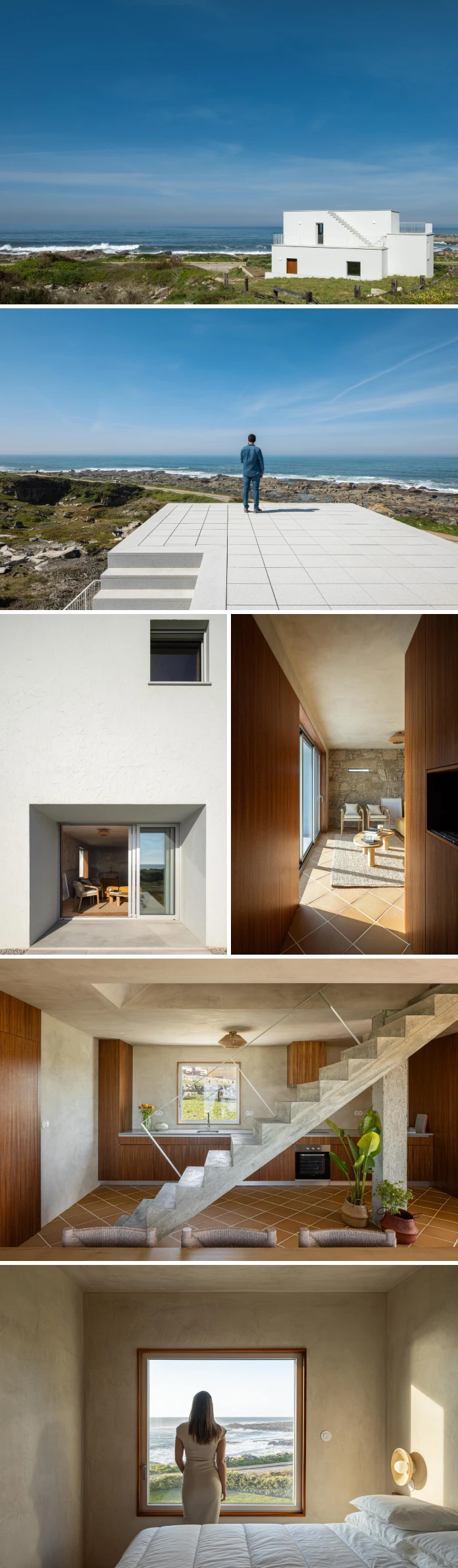 Casa Âncora, a project by Tiago Sousa in Caminha, Portugal, photographed by Ivo Tavares.