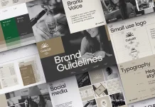 Coffee Shop Brand Guidelines Bundle by iStar Design for Adobe Illustrator and Photoshop.