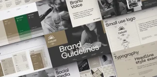 Coffee Shop Brand Guidelines Bundle by iStar Design for Adobe Illustrator and Photoshop.