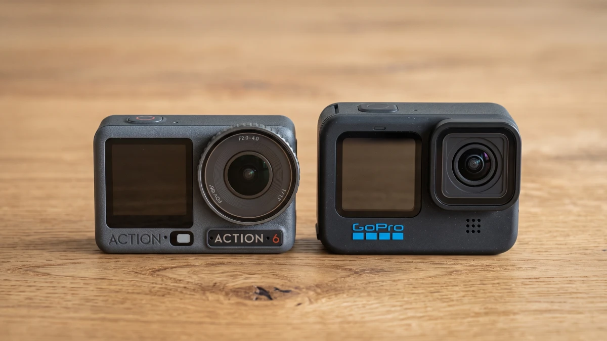 DJI Osmo Action 6 vs. GoPro HERO13 Black DJI Osmo Action 6 vs. GoPro HERO13 Black