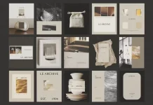 The LE ARCHIVE Social Media Template Collection Proves Real, Human Design Still Beats AI Sameness LE ARCHIVE Social Media Template Collection by Duet Atelier.