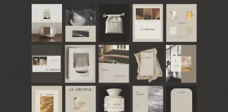 LE ARCHIVE Social Media Template Collection by Duet Atelier.