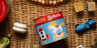 Leckerlee Lebkuchen’s Tin Packaging Design Just Turned 15. Here’s What 46 Tins Taught Me About Brand Continuity Leckerlee Lebkuchen's tin packaging design by Strohl, Inc.