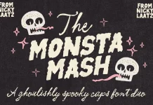 Monsta Mash Halloween Font Duo by Nicky Laatz Monsta Mash Halloween Font Duo by Nicky Laatz.