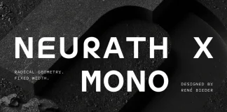 Neurath X Mono font family by René Bieder
