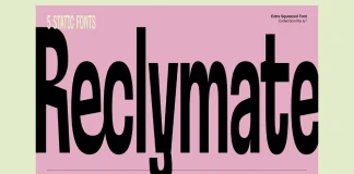 Reclymate Font Family by Zarma Type Reclymate Font Family by Zarma Type.