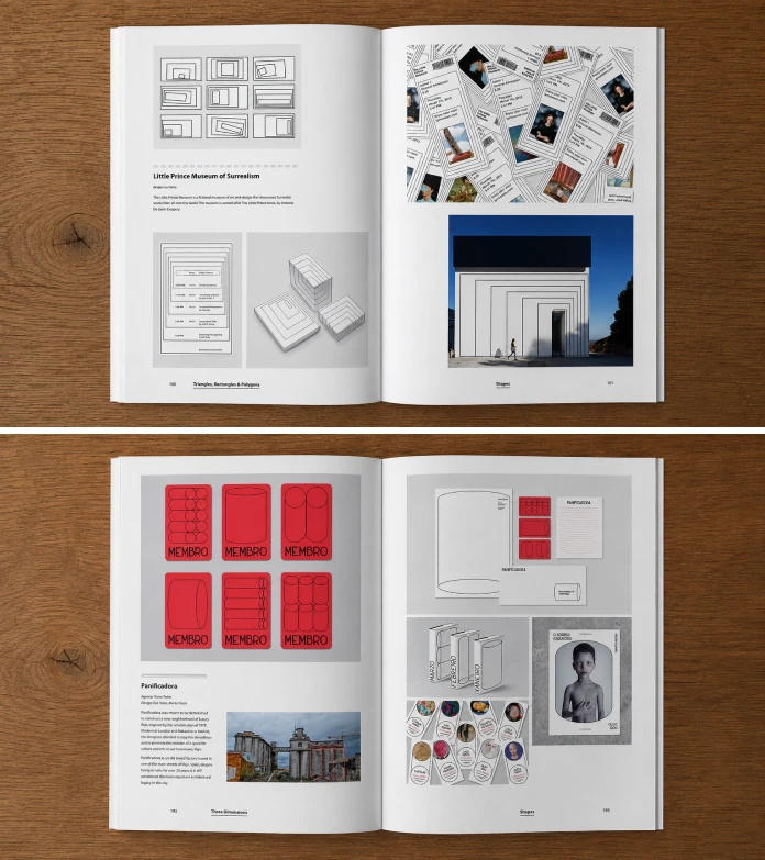 Shapes Geometric: Forms in Graphic Design—A Book by Shaoqiang Wang and published by Hoaki.