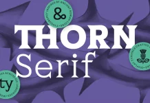 Thorn Serif font family by Type Forward.