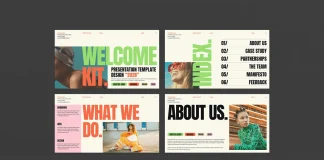Adobe InDesign Welcome Kit Presentation Template by E-Type.