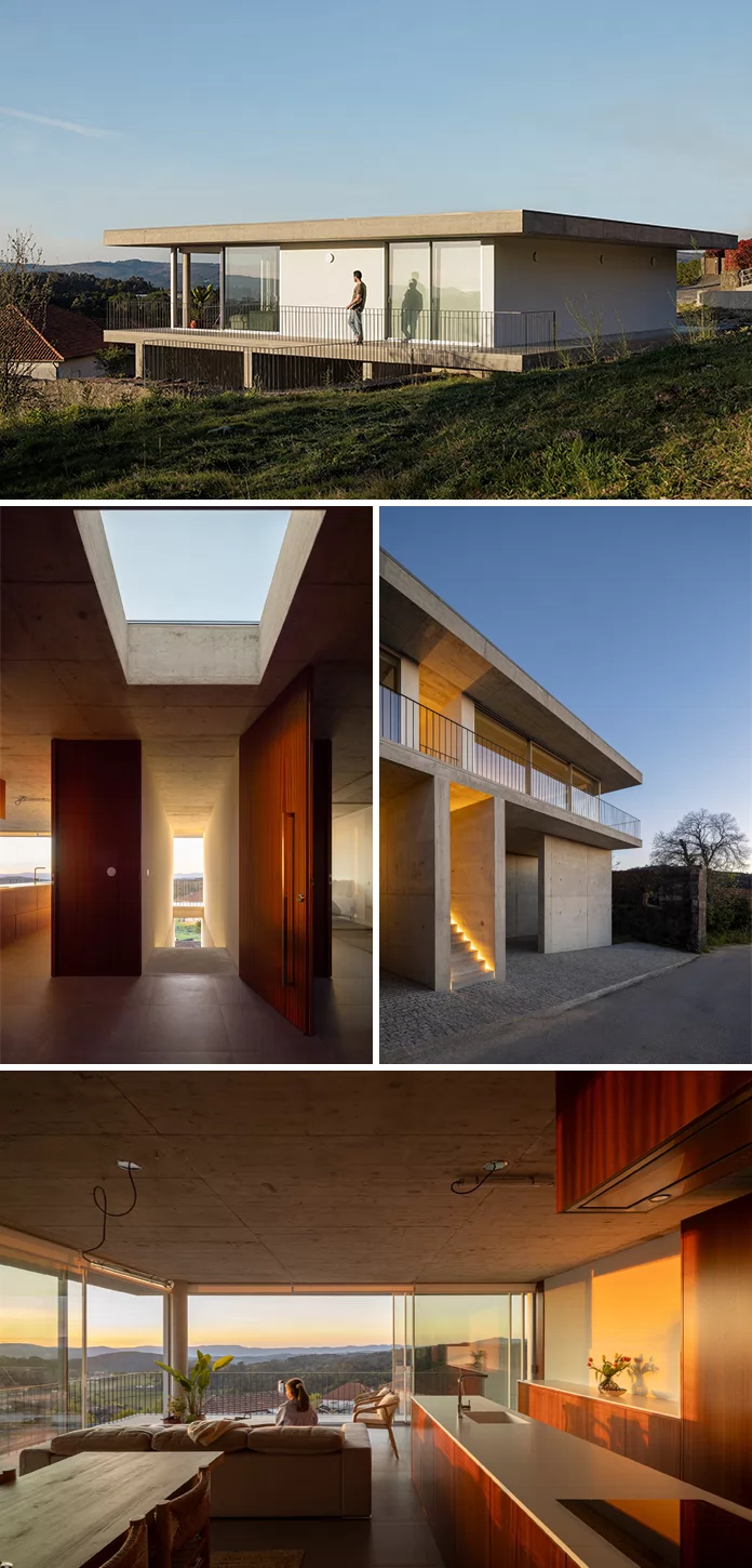 Casa Coqueira, a project by Tiago Sousa Arquitecto in Paredes de Coura, photographed by Ivo Tavares.