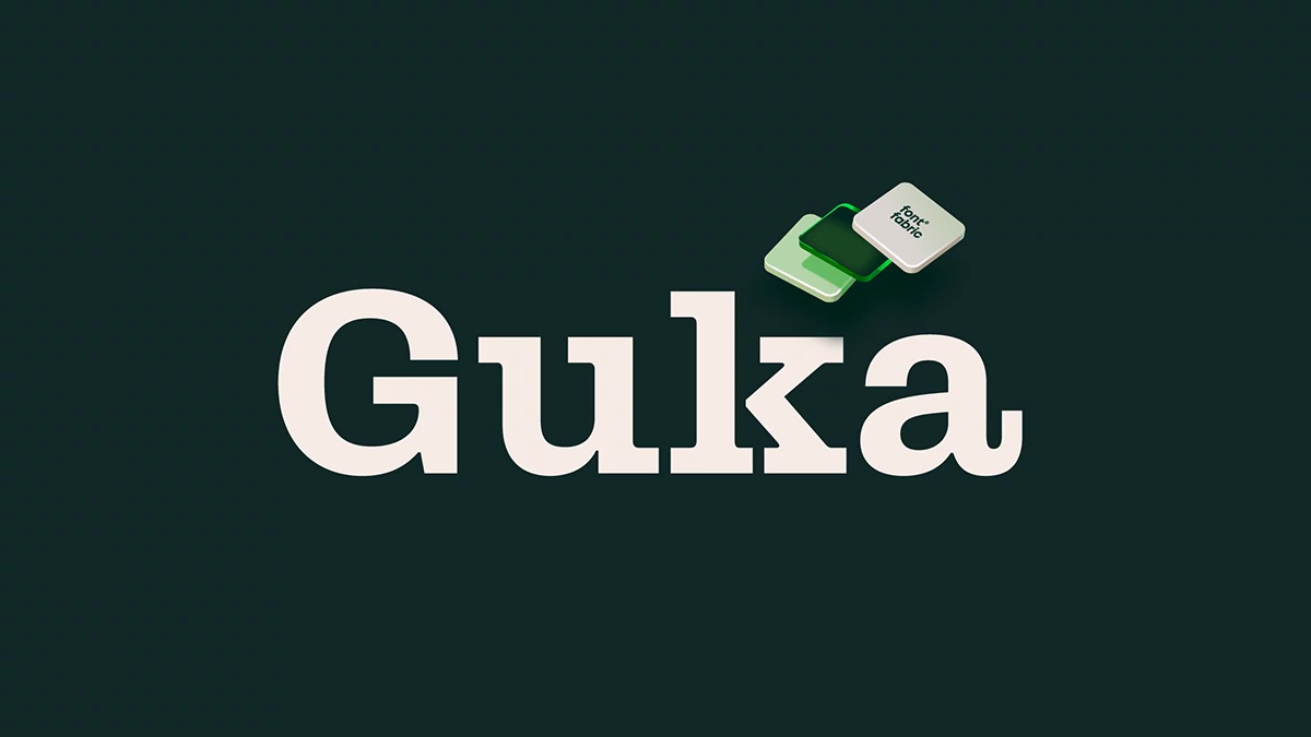 Guka font family by Fontfabric. Guka font family by Fontfabric.