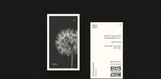 This Vertical Business Card Design Template Looks Like It Belongs in a Gallery, Not a Wallet Download a modern and minimalist vertical business card design template for Adobe InDesign as a 2 x 3.5" layout.