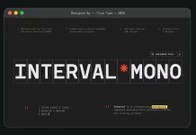 TRT Interval Mono Font Family by Foundry TrueType